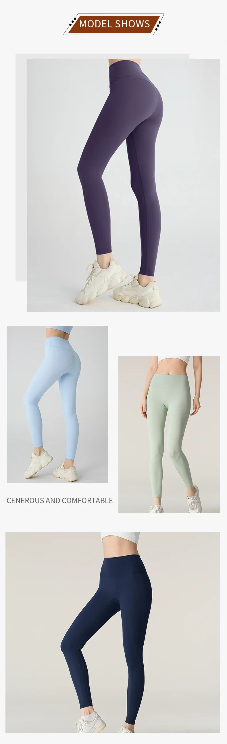 Seamless Hip-Lifting High-Waisted Leggings — Image 14
