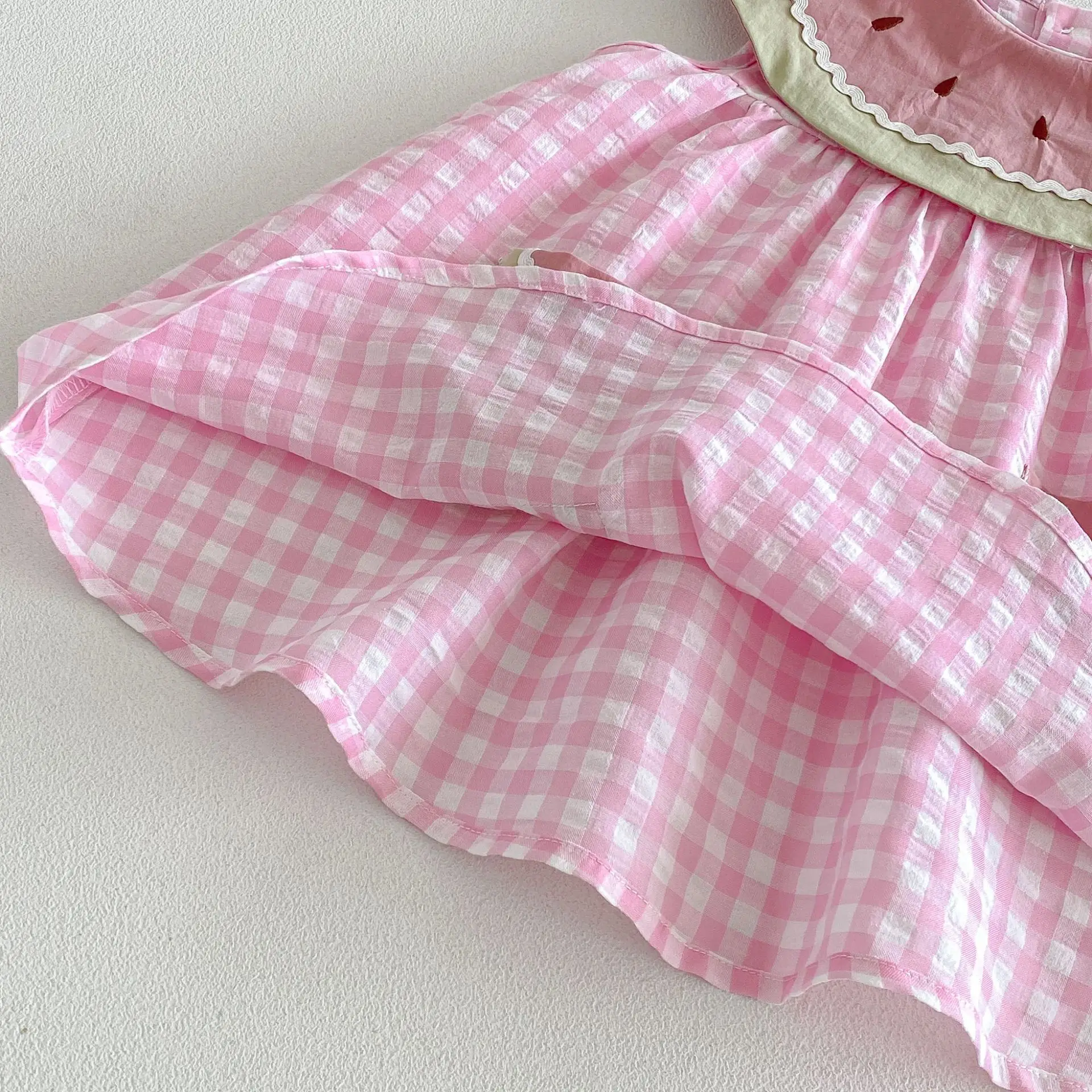 Kids' Plaid Summer Dress — Image 9