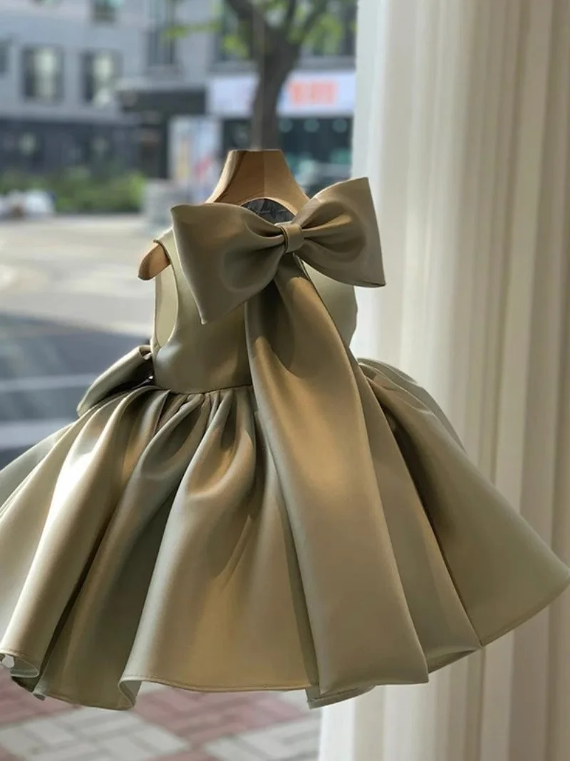 Baby Dress with Bow — Image 6
