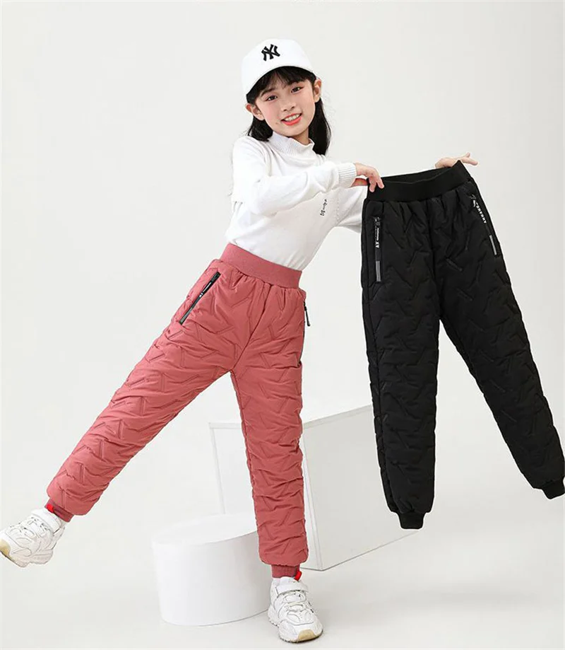 Kids' Thick Warm Velvet Pants — Image 6