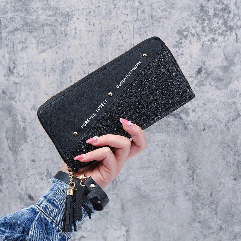 Long Wallet with Zipper — Image 7
