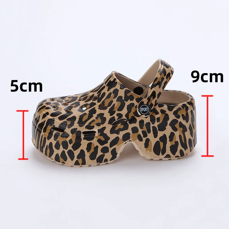 Thick Leopard Print Heels — Image 8