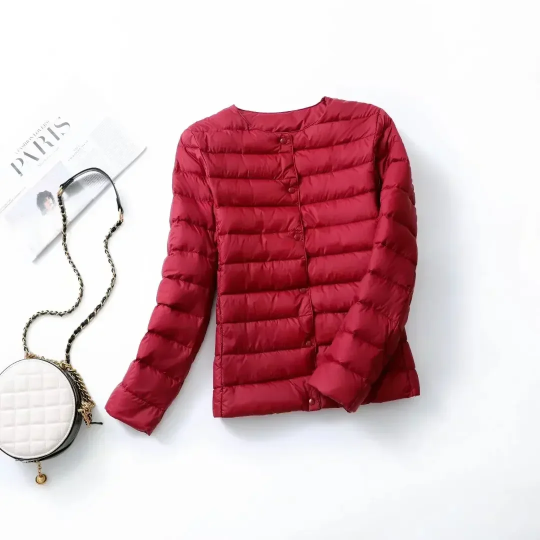 V-Neck Down Jacket — Image 15