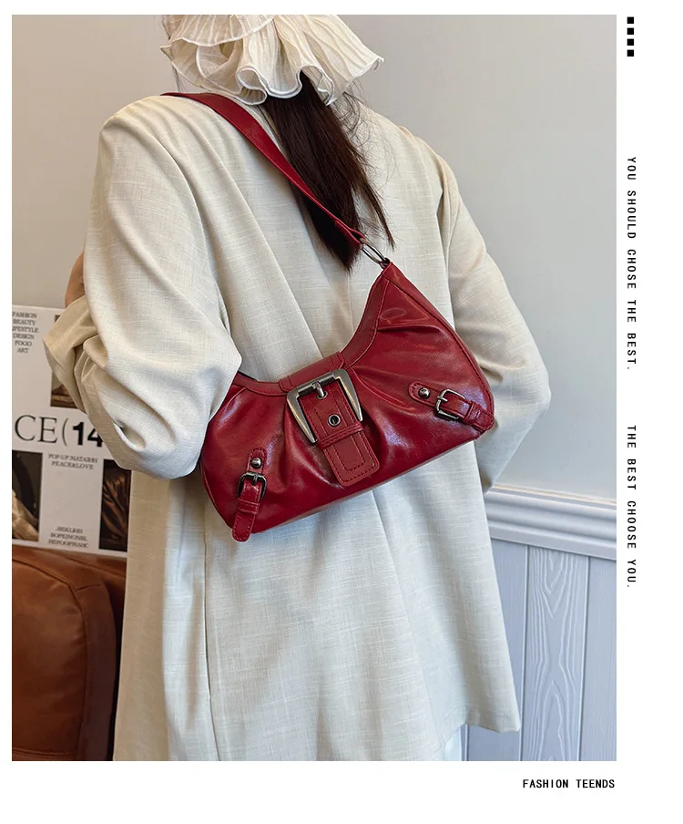 Retro Large-Capacity Pleated Bag