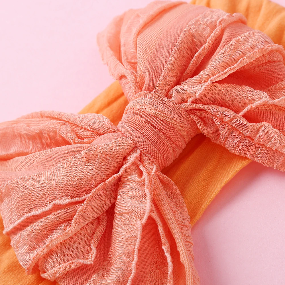 Newborn Nylon Hair Accessory with Bow — Image 8