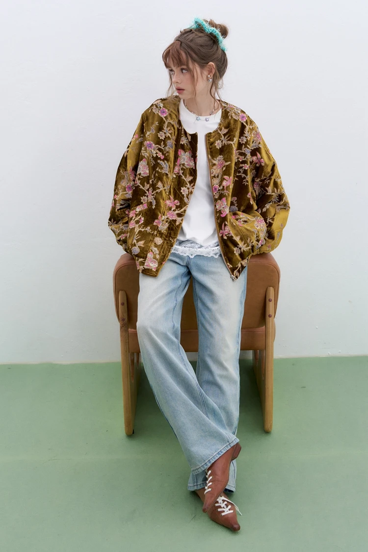 Velvet Short Jacket — Image 14