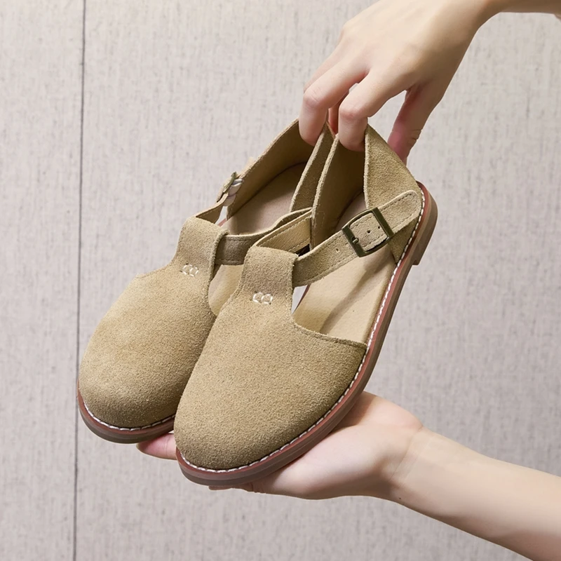 Retro Leather Sandals — Image 6