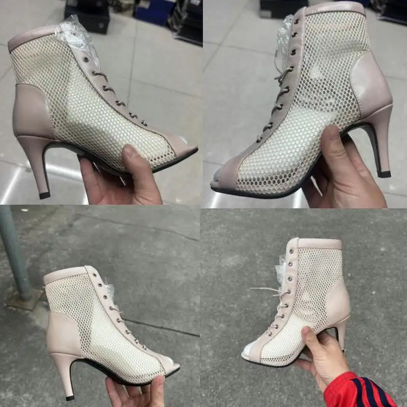 Mesh Summer High Heels — Image 43