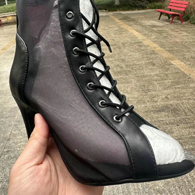 Mesh Summer High Heels — Image 66