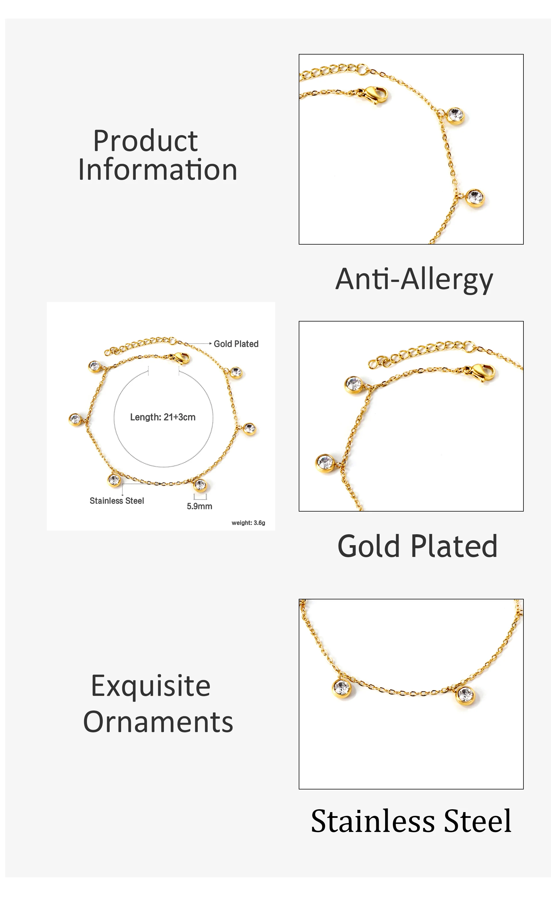 Gold-Plated Anklet — Image 4