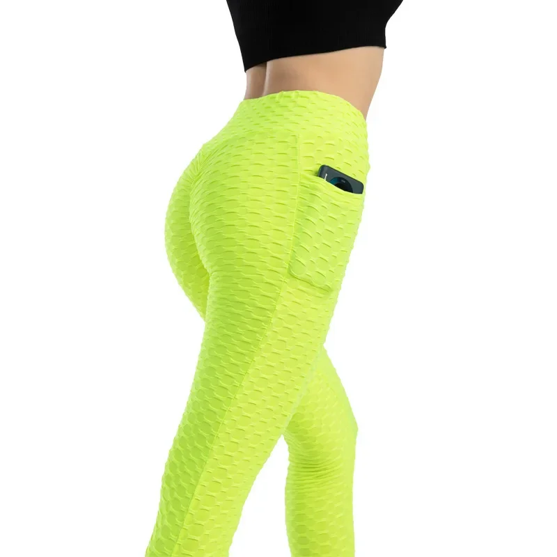 Stretchy Gym Leggings with Pocket — Image 47