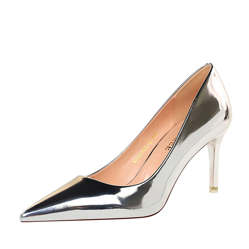Leather High Heels — Image 27