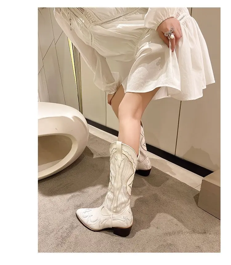 Embroidered Autumn Heels — Image 6