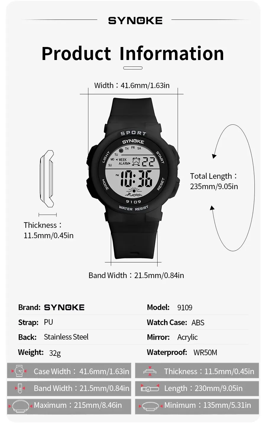 Girls' Water-Resistant Watch — Image 5