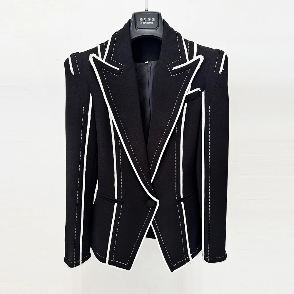 Blazer with Fringe