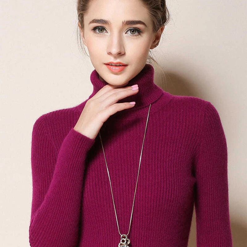Turtleneck Winter Pullover — Image 16