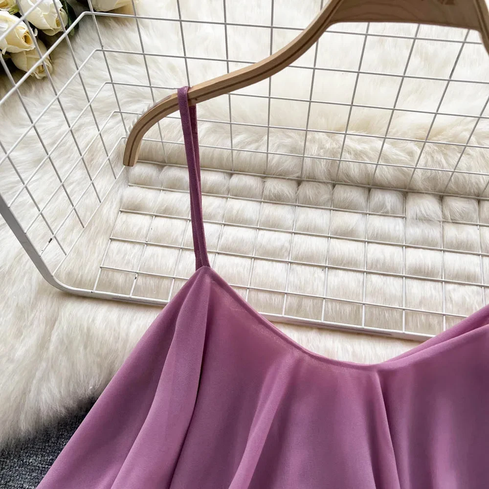Sleeveless Ruffled Summer Crop Top — Image 15