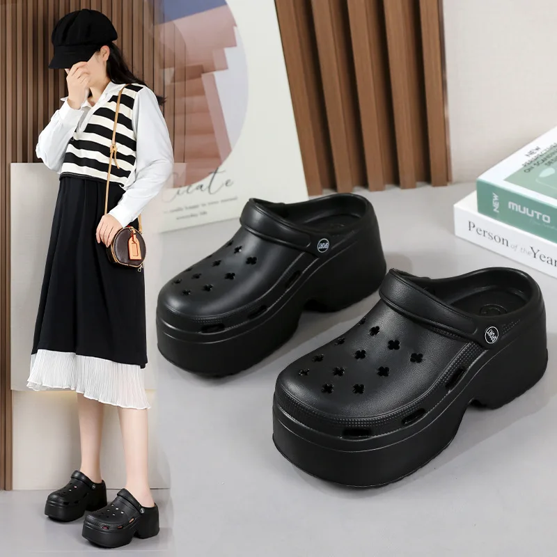 Thick High-Heel Summer Slippers — Image 6
