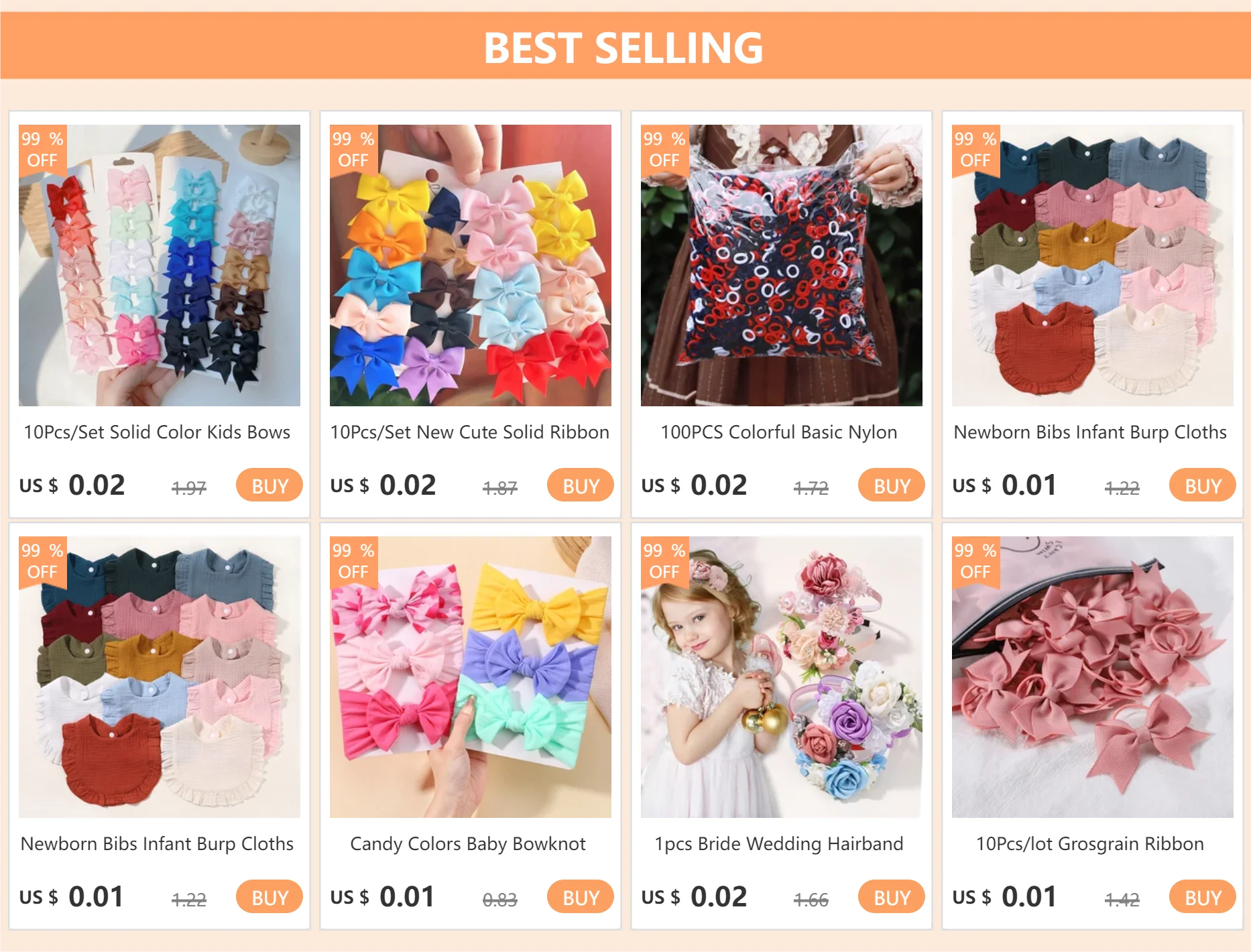 Girls' Solid Hair Accessory — Image 6