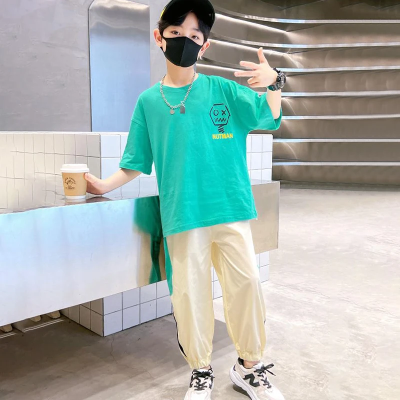 Boys' Cotton Short Sleeve Summer Set — Image 9