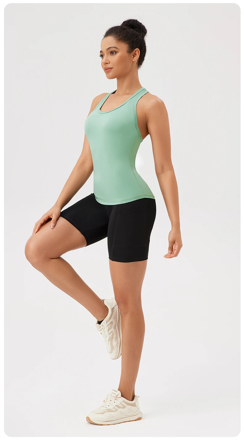 Sleeveless Yoga Fitness Shirt — Image 11