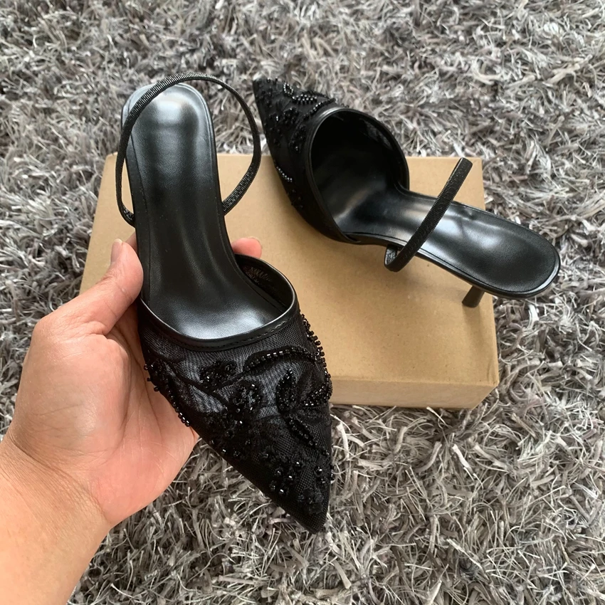 Embroidered High Heels — Image 5