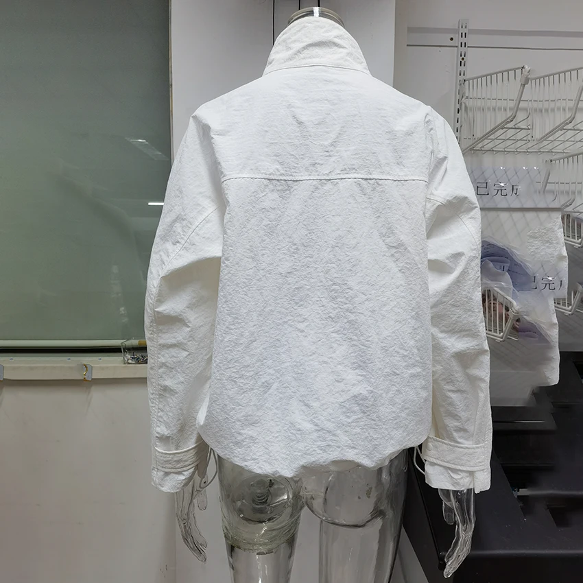 Turtleneck Autumn Jacket with Zipper — Image 34