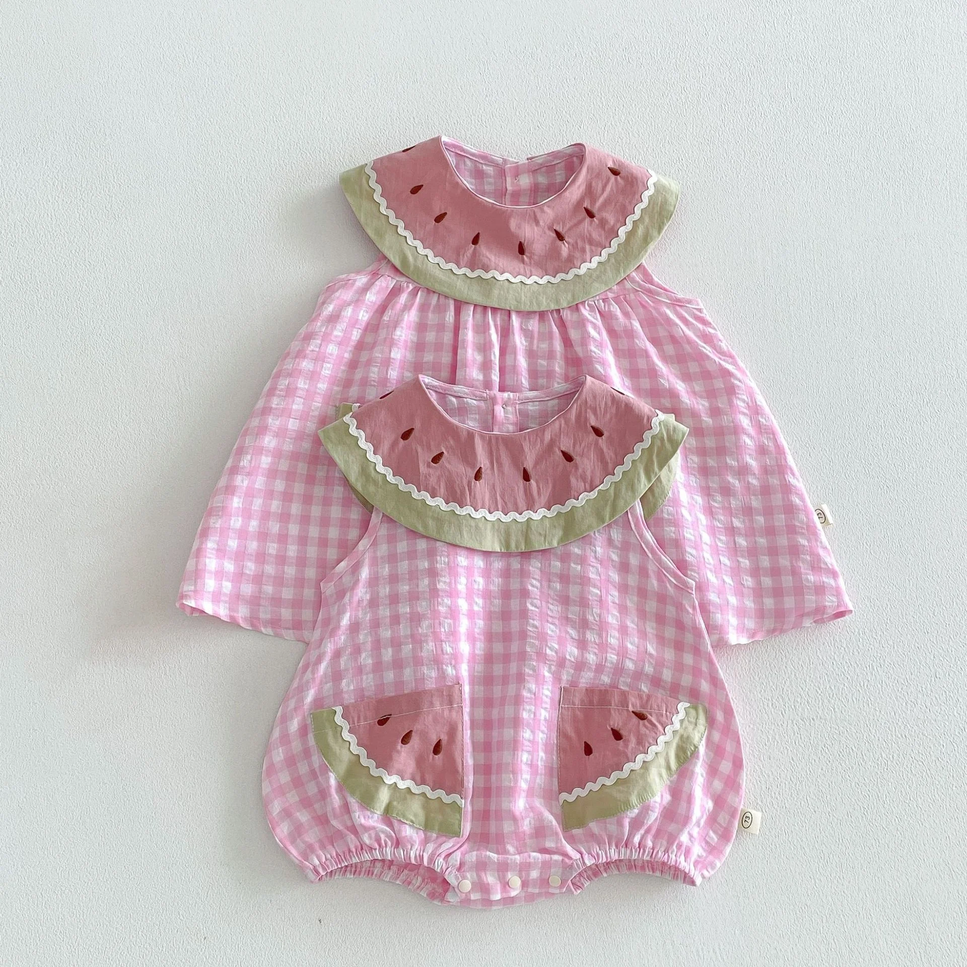 Kids' Plaid Summer Dress — Image 3