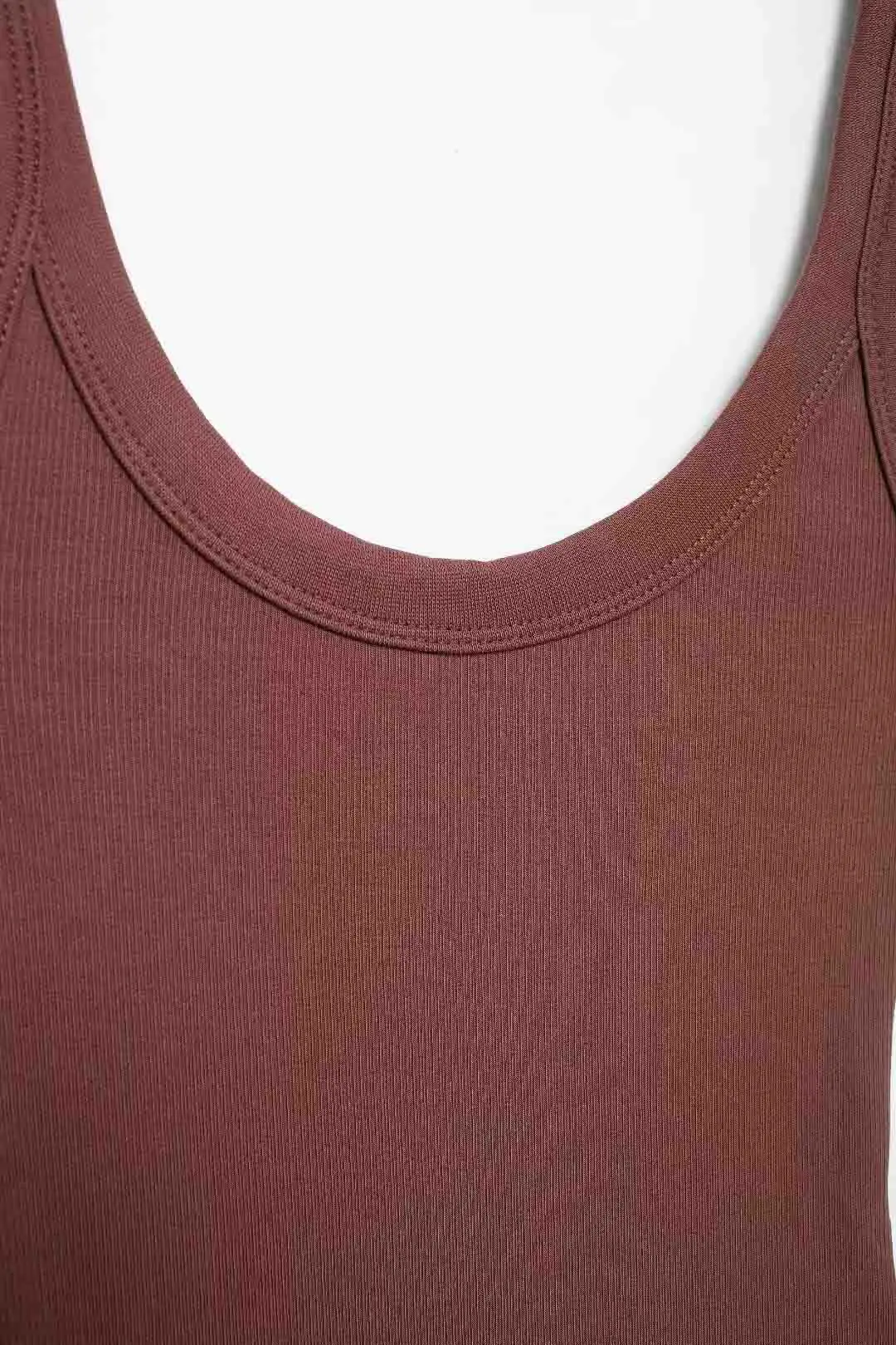 Slim-Fit Ribbed Bodysuit with Buttons — Image 16