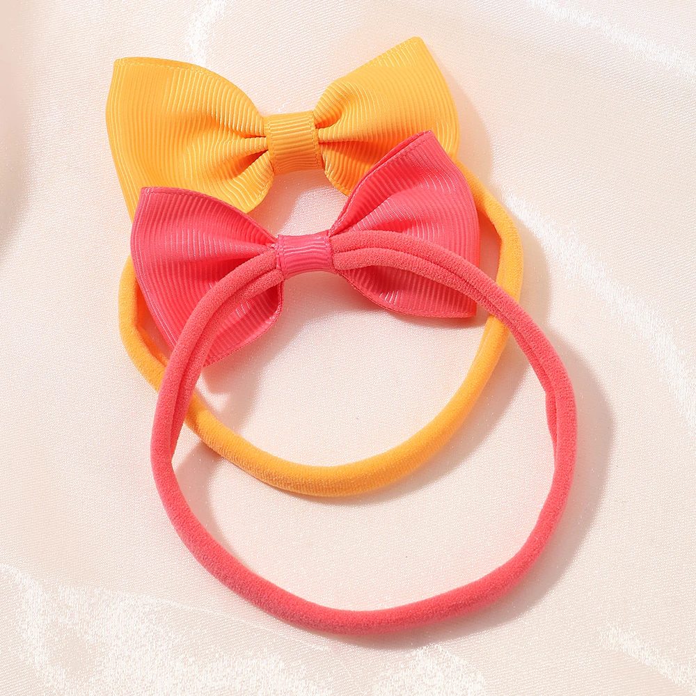 Baby 5-Piece Solid Set with Bow — Image 23