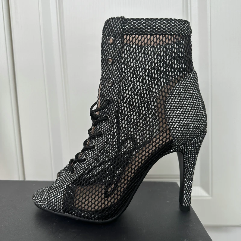 Mesh Summer High Heels — Image 78