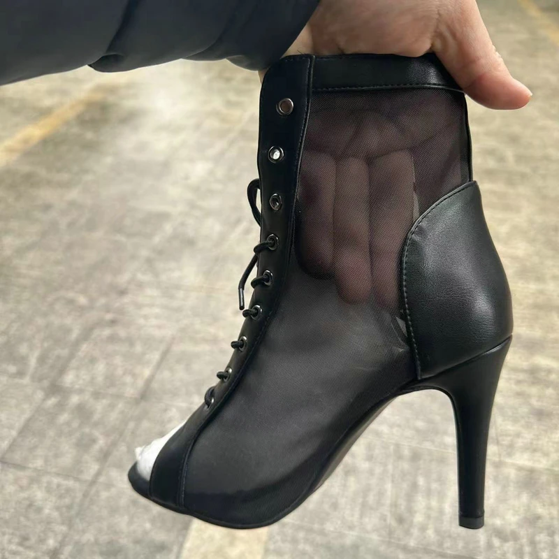 Mesh Summer High Heels — Image 63