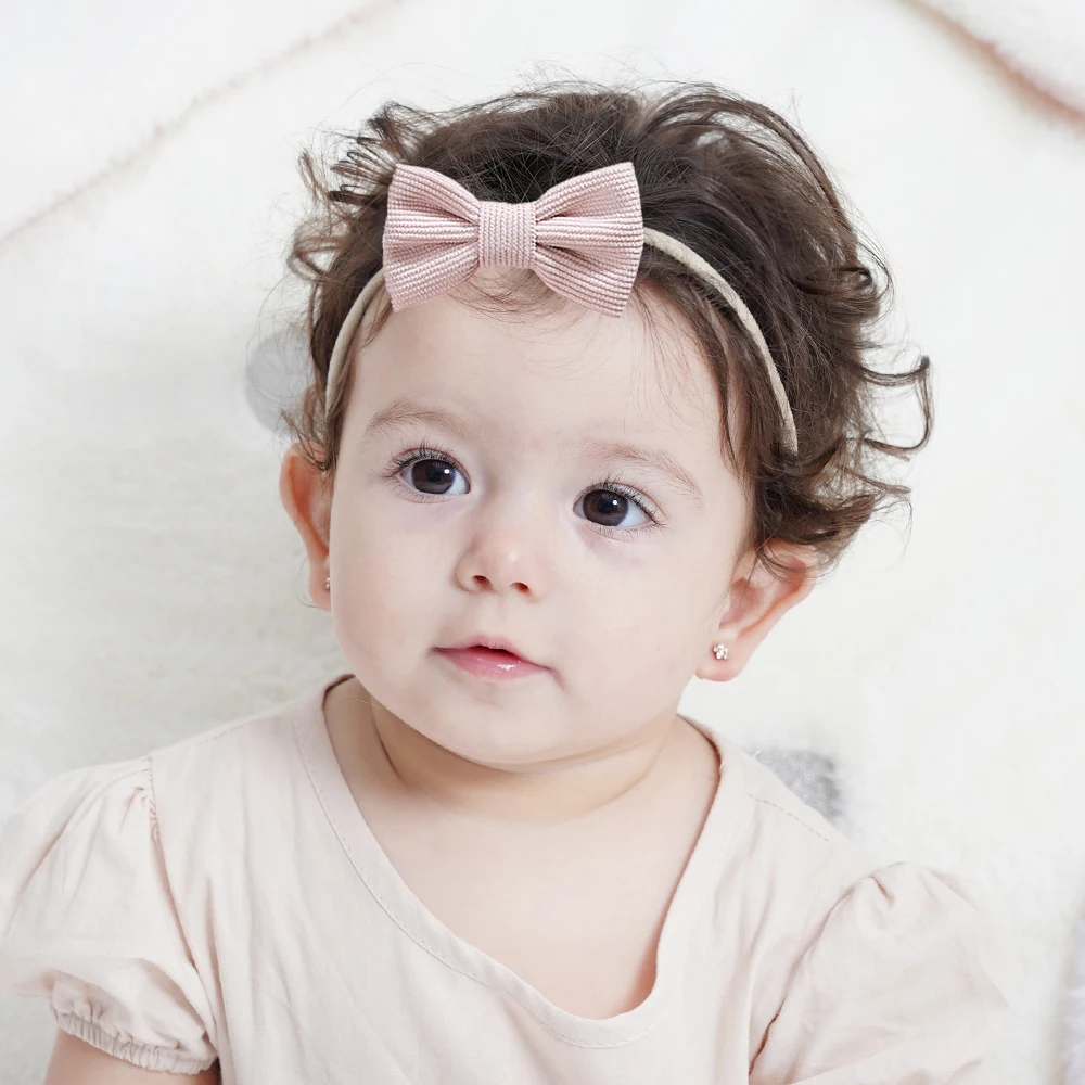 Baby 5-Piece Solid Set with Bow — Image 12