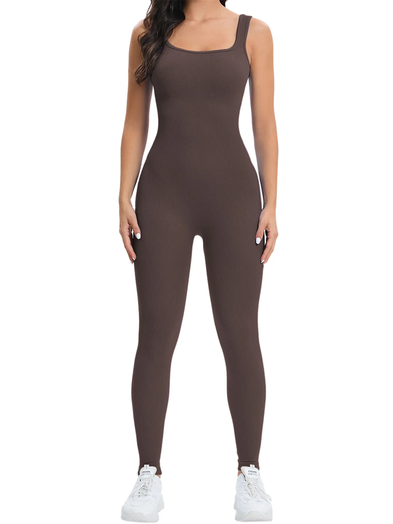 Slim-Fit Ribbed Jumpsuit — Image 16