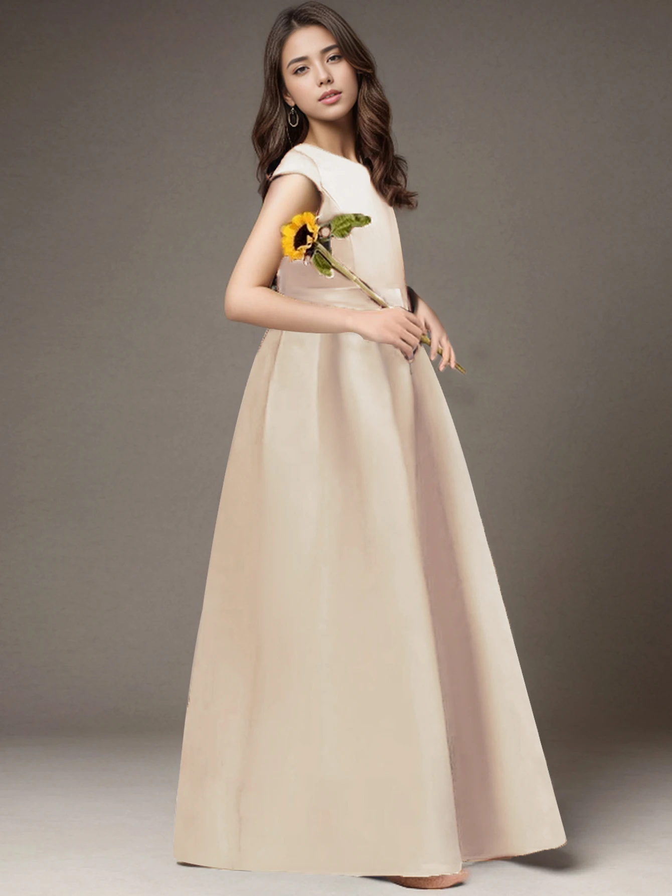 Girls' Open-Back Formal Dress — Image 19