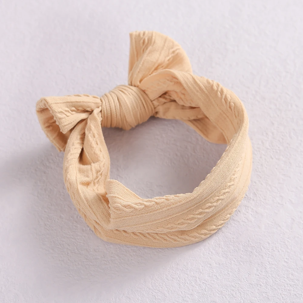 Baby Stretchy Nylon Headband with Bow — Image 11