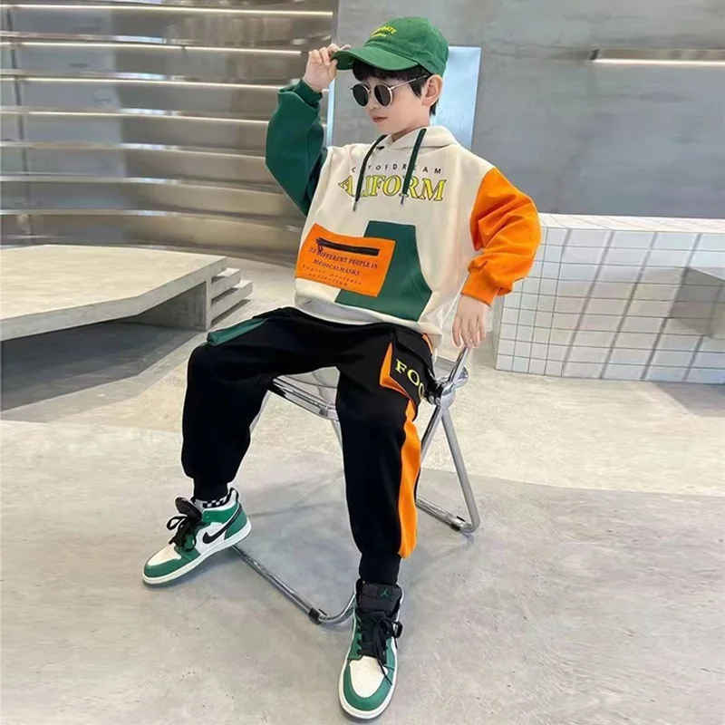 Boys' 2-Piece Hooded Autumn Set — Image 3