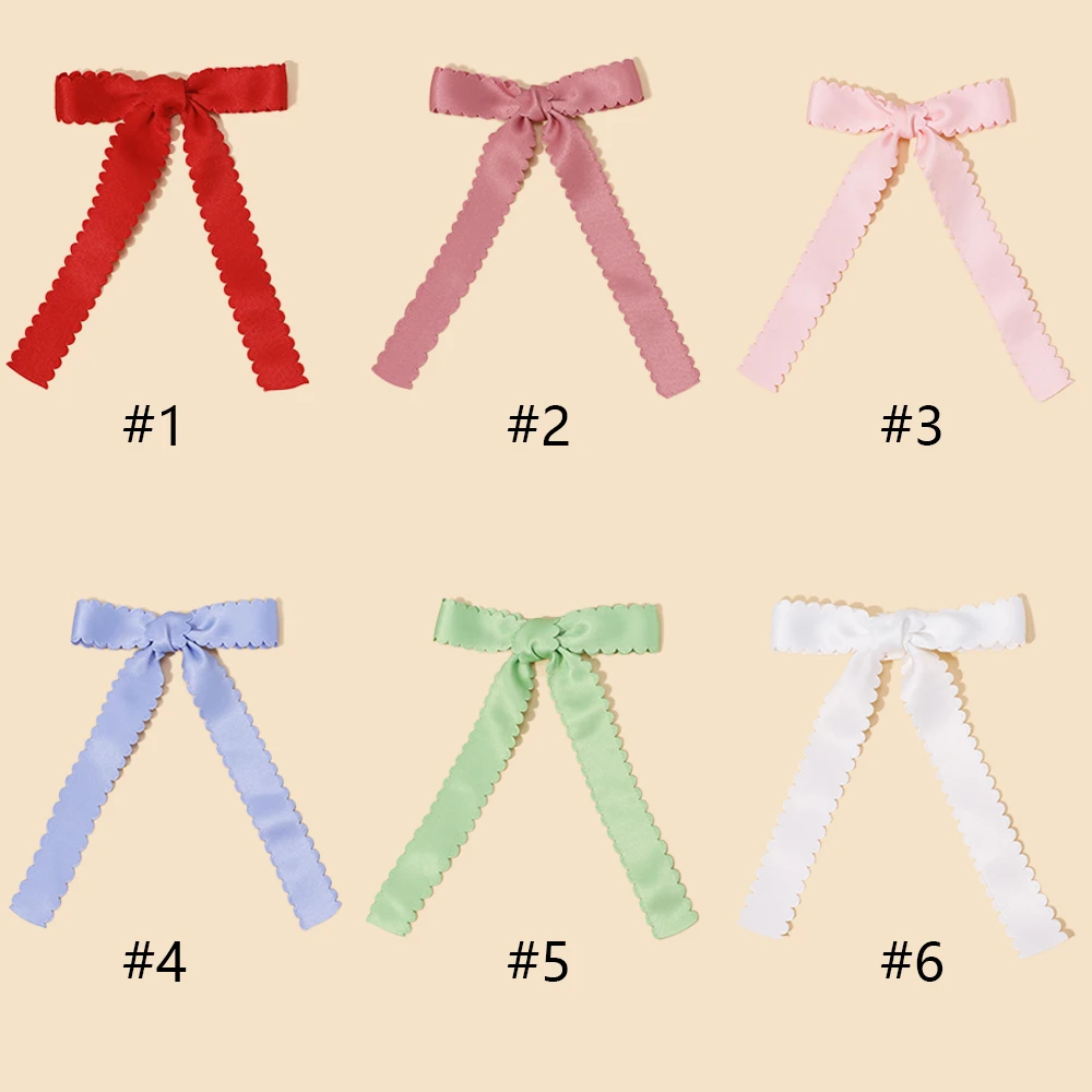 Girls' Elegant Satin Hair Accessory with Bow — Image 11