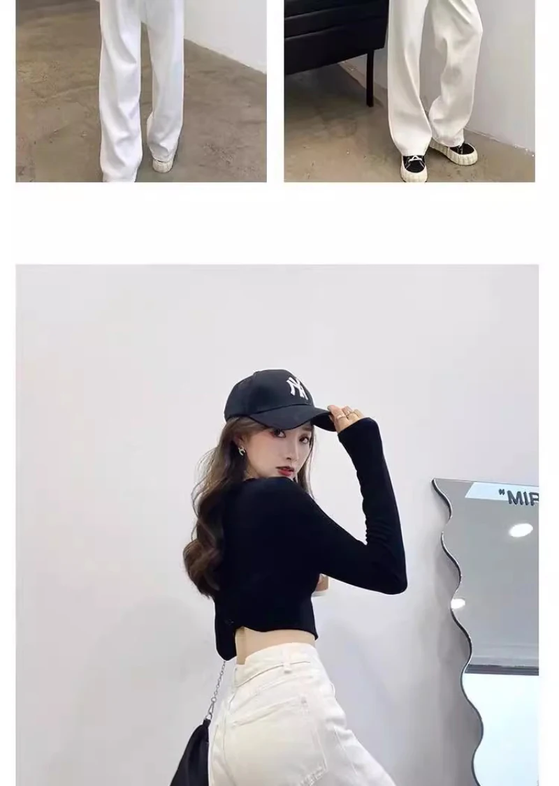 Retro Loose Denim Pants — Image 12