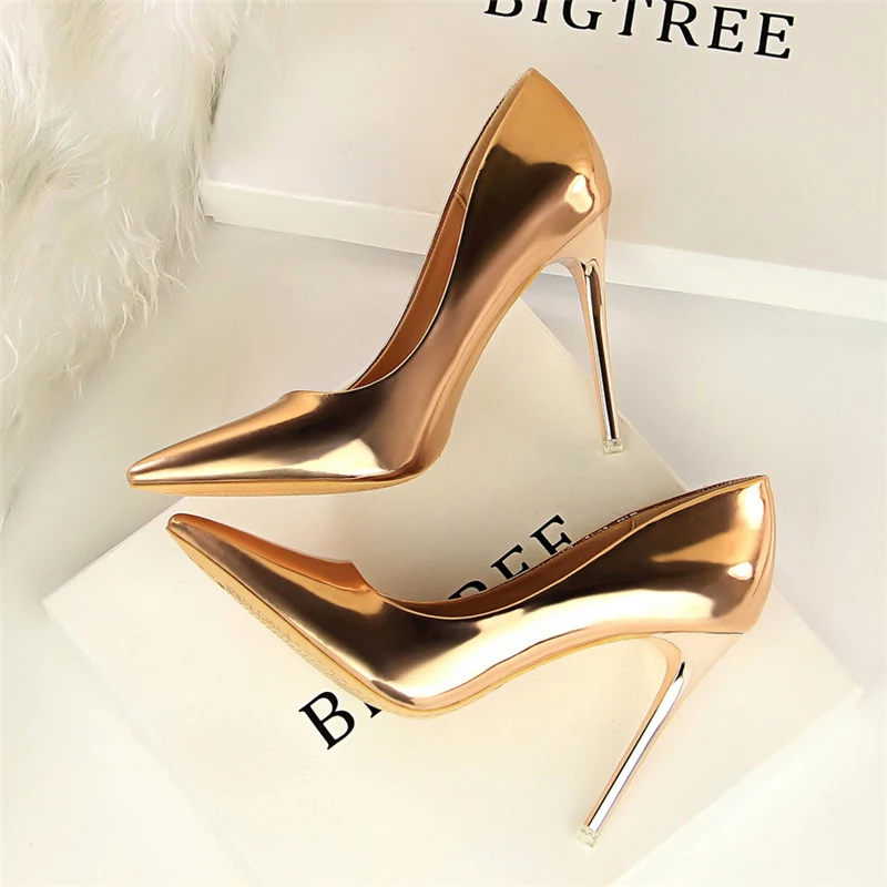 Leather High Heels — Image 22