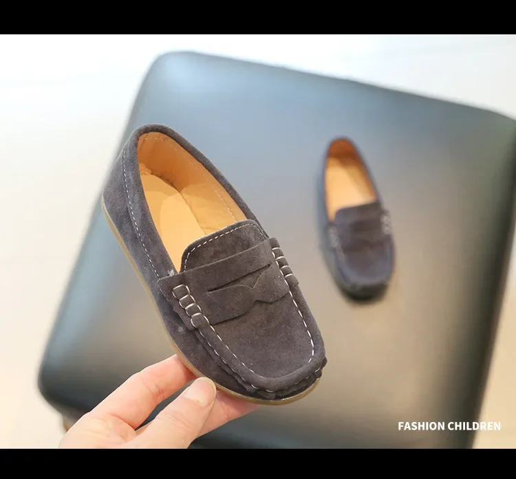 Boys' Solid Leather Shoes — Image 12