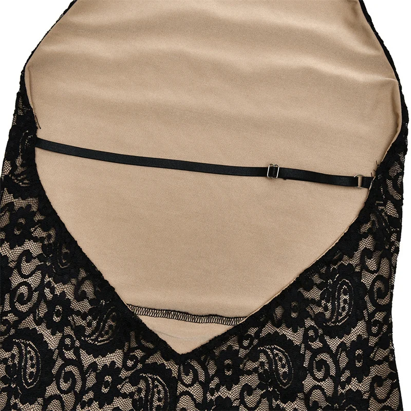 Lace Backless Halter Jumpsuit — Image 12