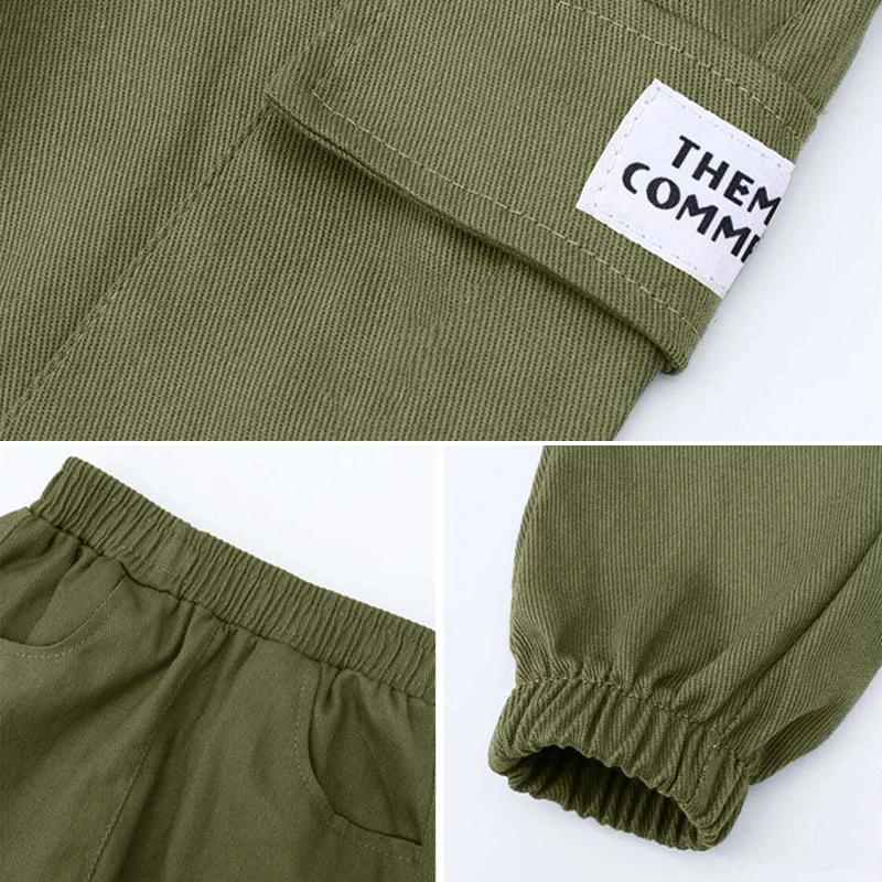 Boys' Cotton Summer Cargo Pants — Image 6