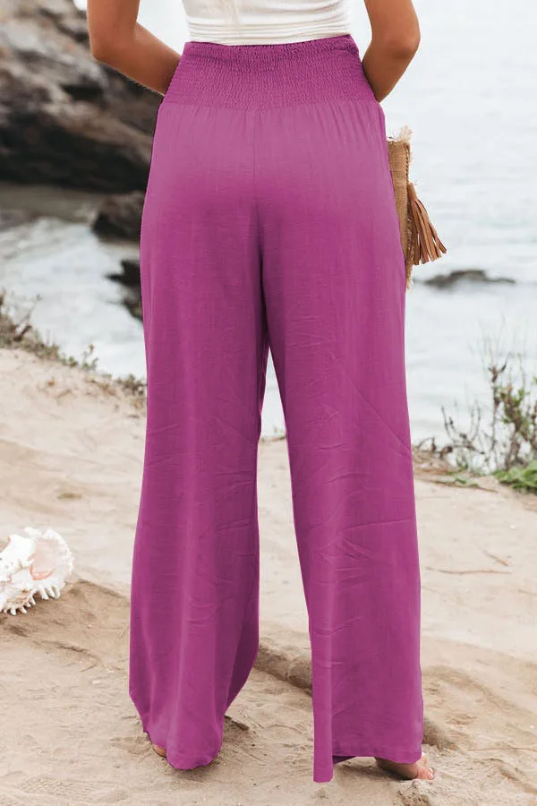 Casual Beach Pants with Drawstring — Image 15
