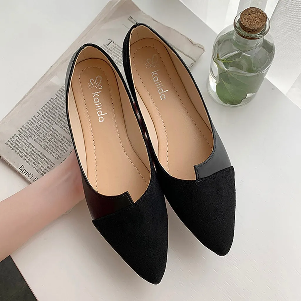 Solid Pointed-Toe Shoes — Image 10