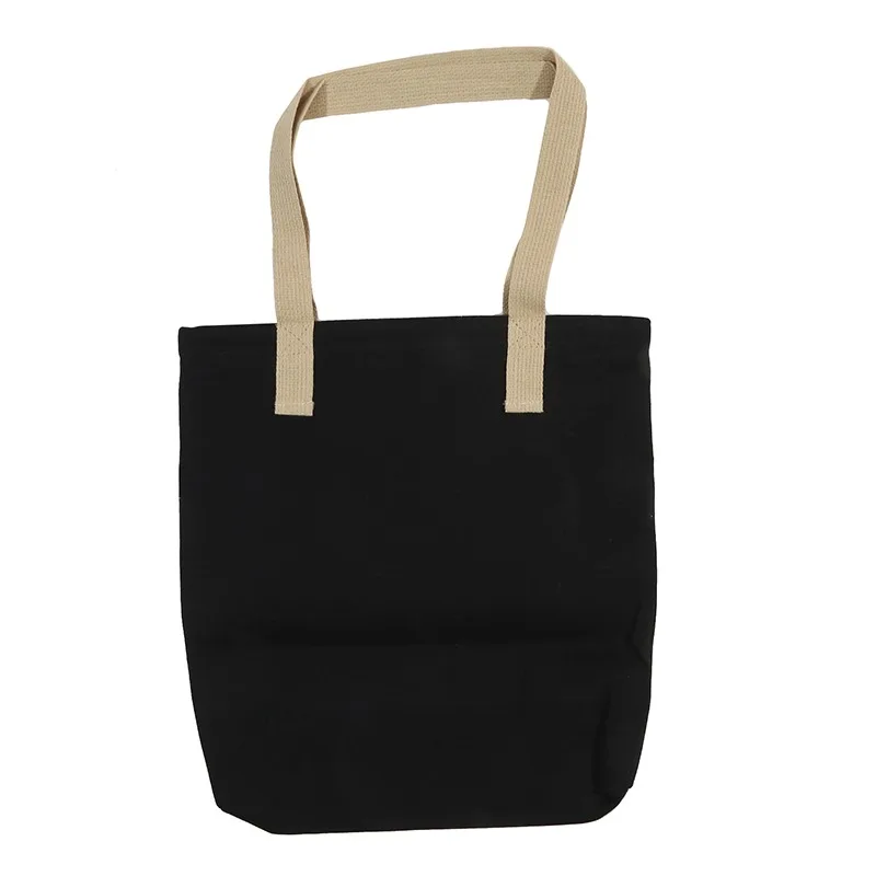 Casual Solid Canvas Tote Bag — Image 20