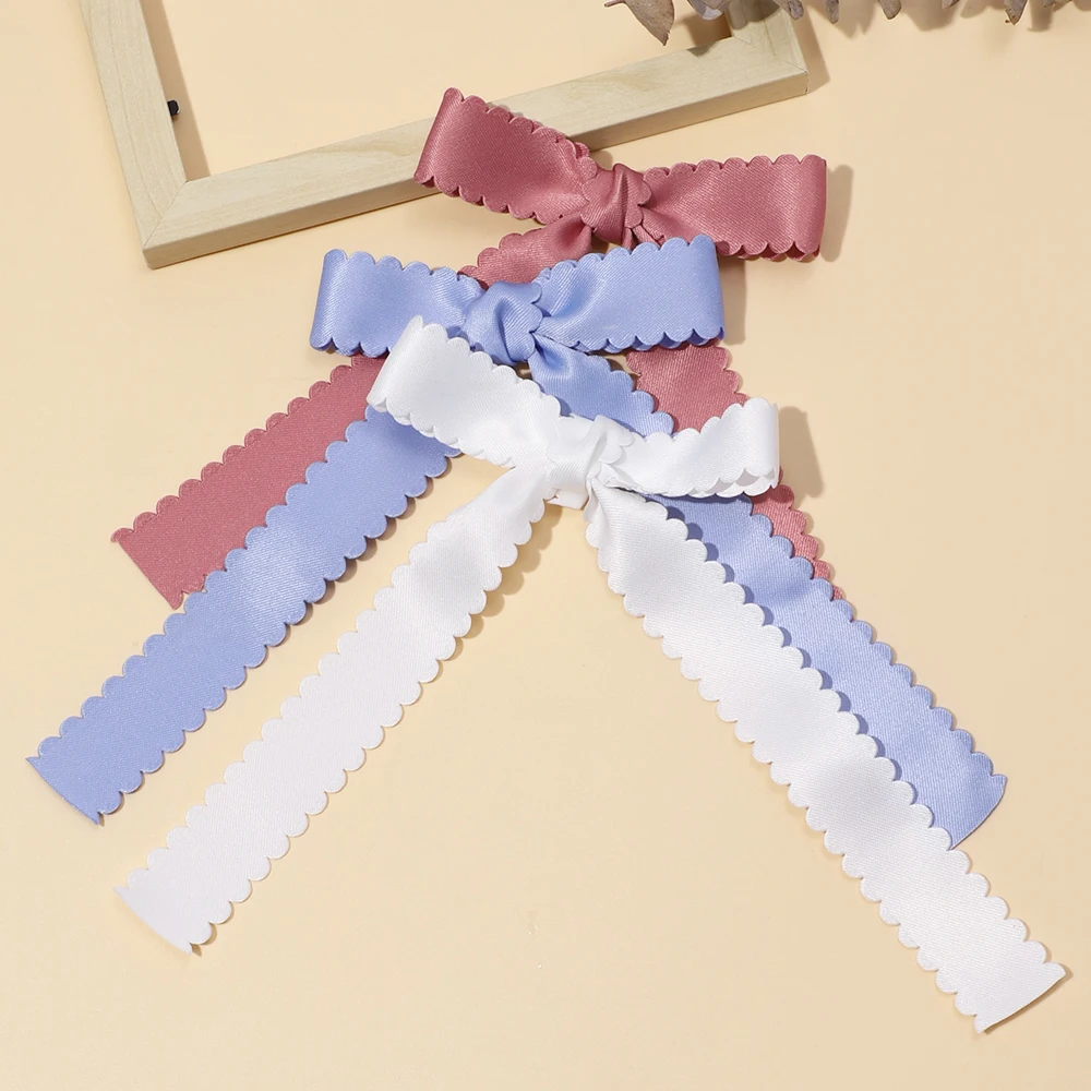 Girls' Elegant Satin Hair Accessory with Bow — Image 6