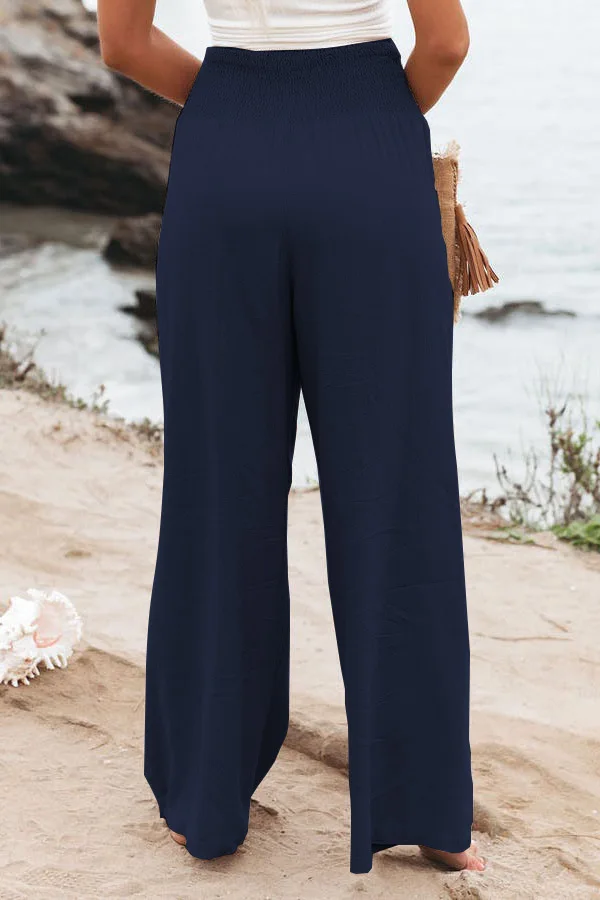 Casual Beach Pants with Drawstring — Image 19