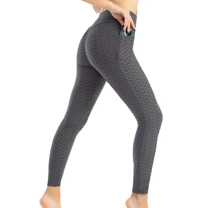 Stretchy Gym Leggings with Pocket — Image 15
