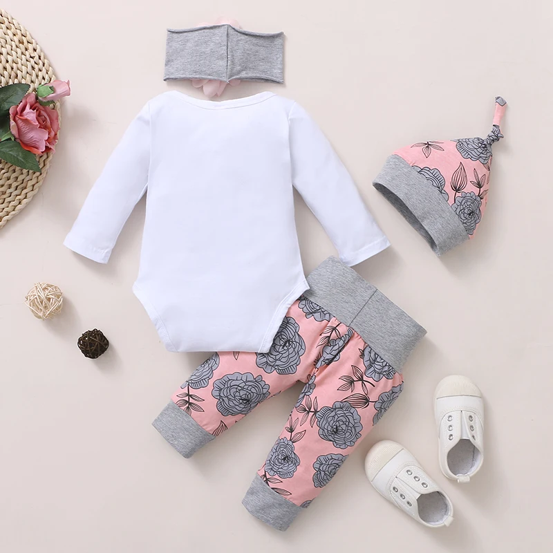 Newborn Long Sleeve Romper — Image 7